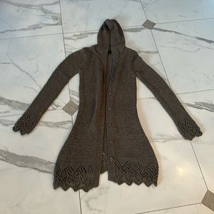 BCBG Maxazria mid length cardigan sweater